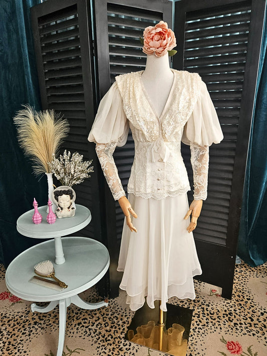 Vintage Mother of the Bride Ivory Set
