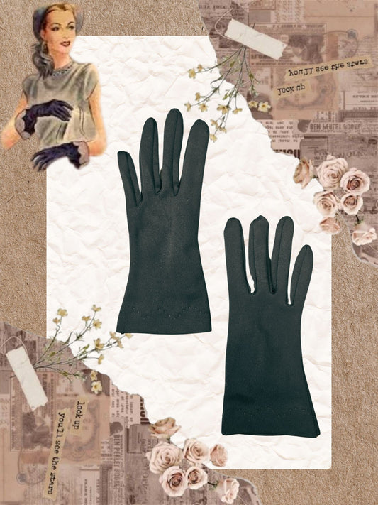 Vintage Dark Brown Gloves