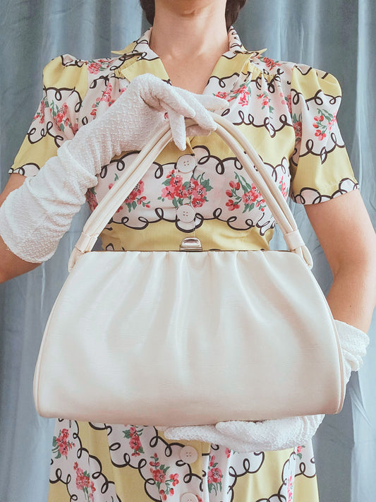 Vintage White Handbag