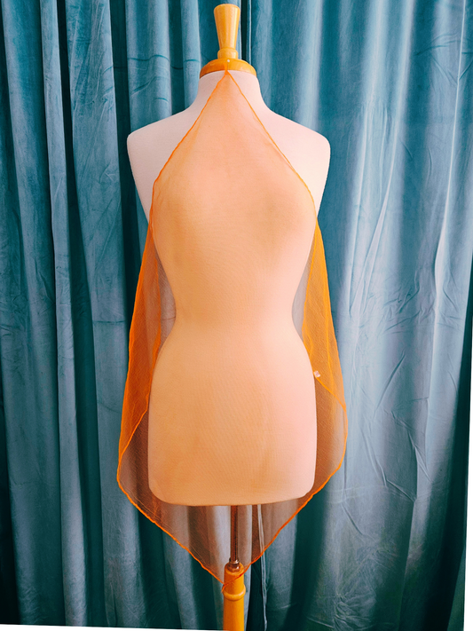Vintage Orange Scarf