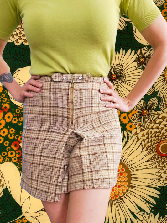 Style 4017 - 1960's Wool Mini Skort