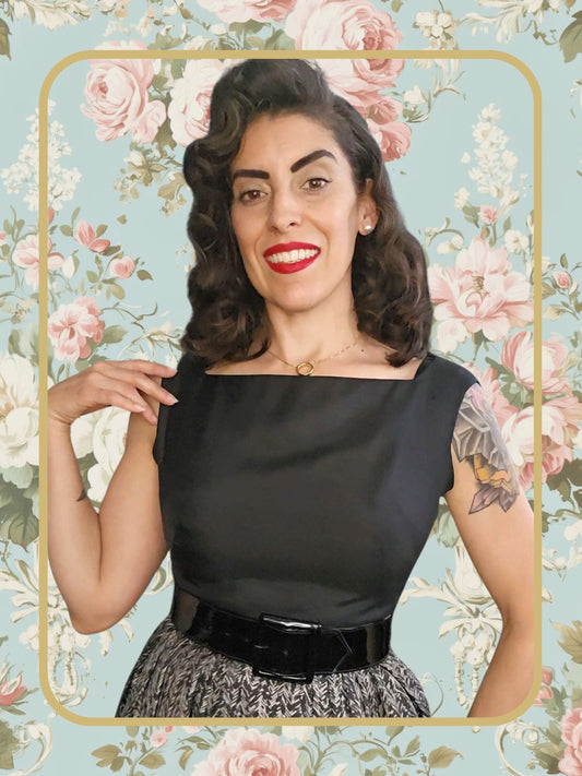 SOLD - Vintage Color Block Dress & Bolero Set