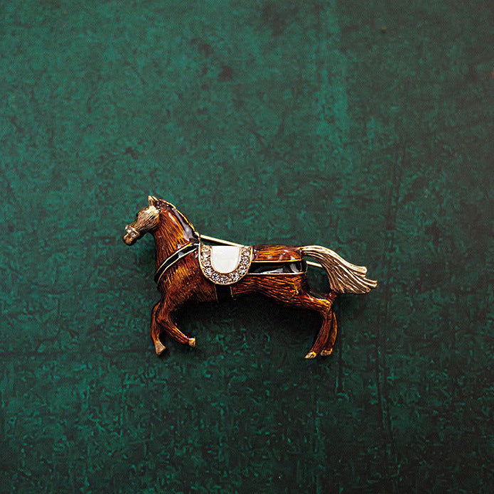 Equestrian Brooch