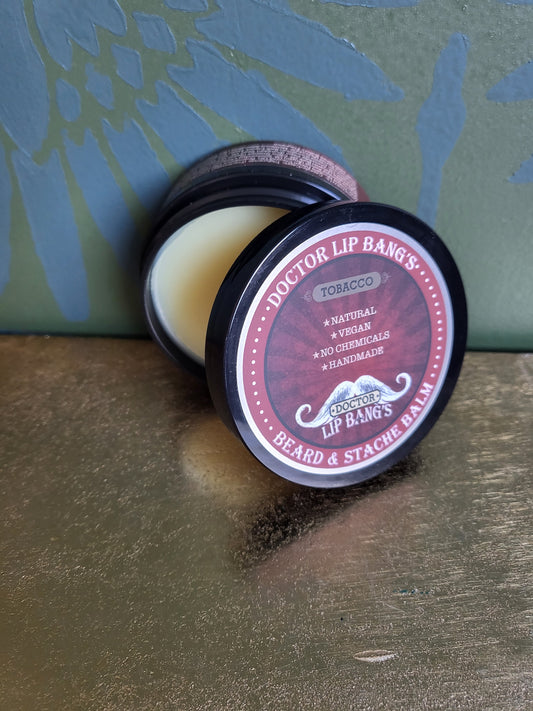 Doctor Lip Bang's Vegan Beard & Stache Balm- Tobacco