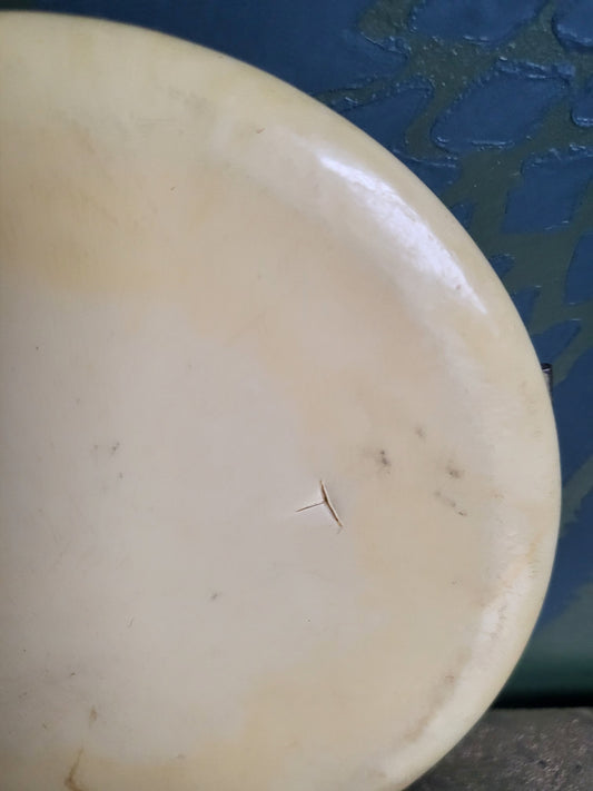 SOLD - Vintage Rex Fifth Avenue Large Face Powder Compact - Daisy