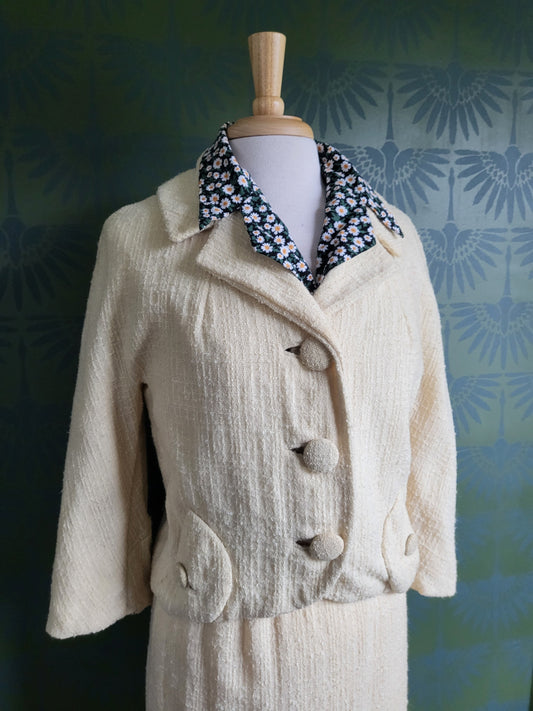 SOLD - Vintage 1950's-1960's Youthmore Original Tweed Skirt Suit Set