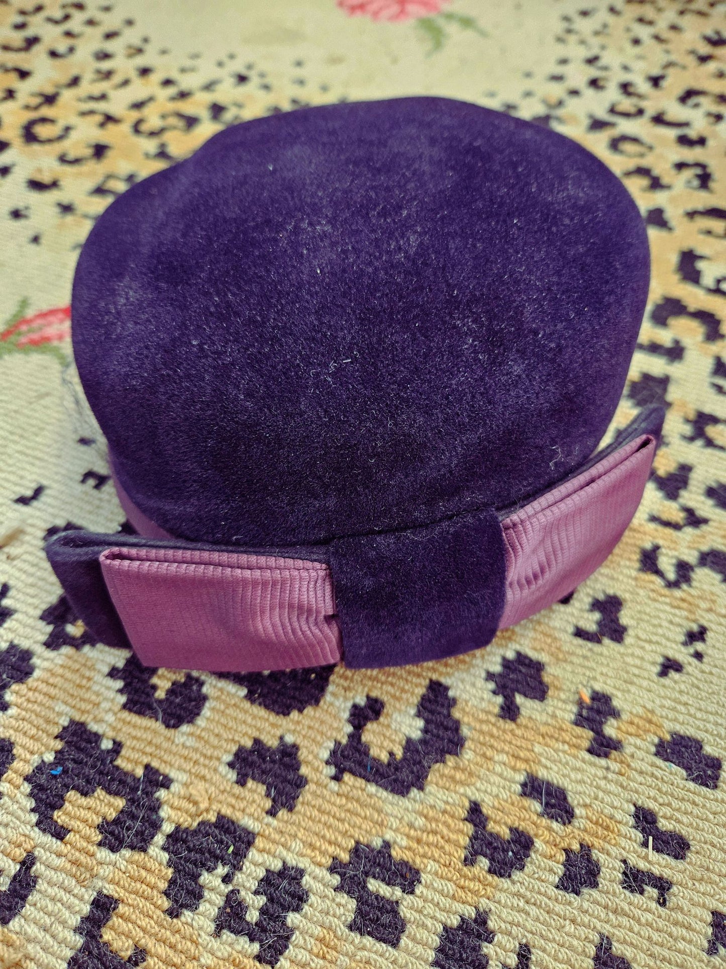 Vintage Violet Velvet Topper