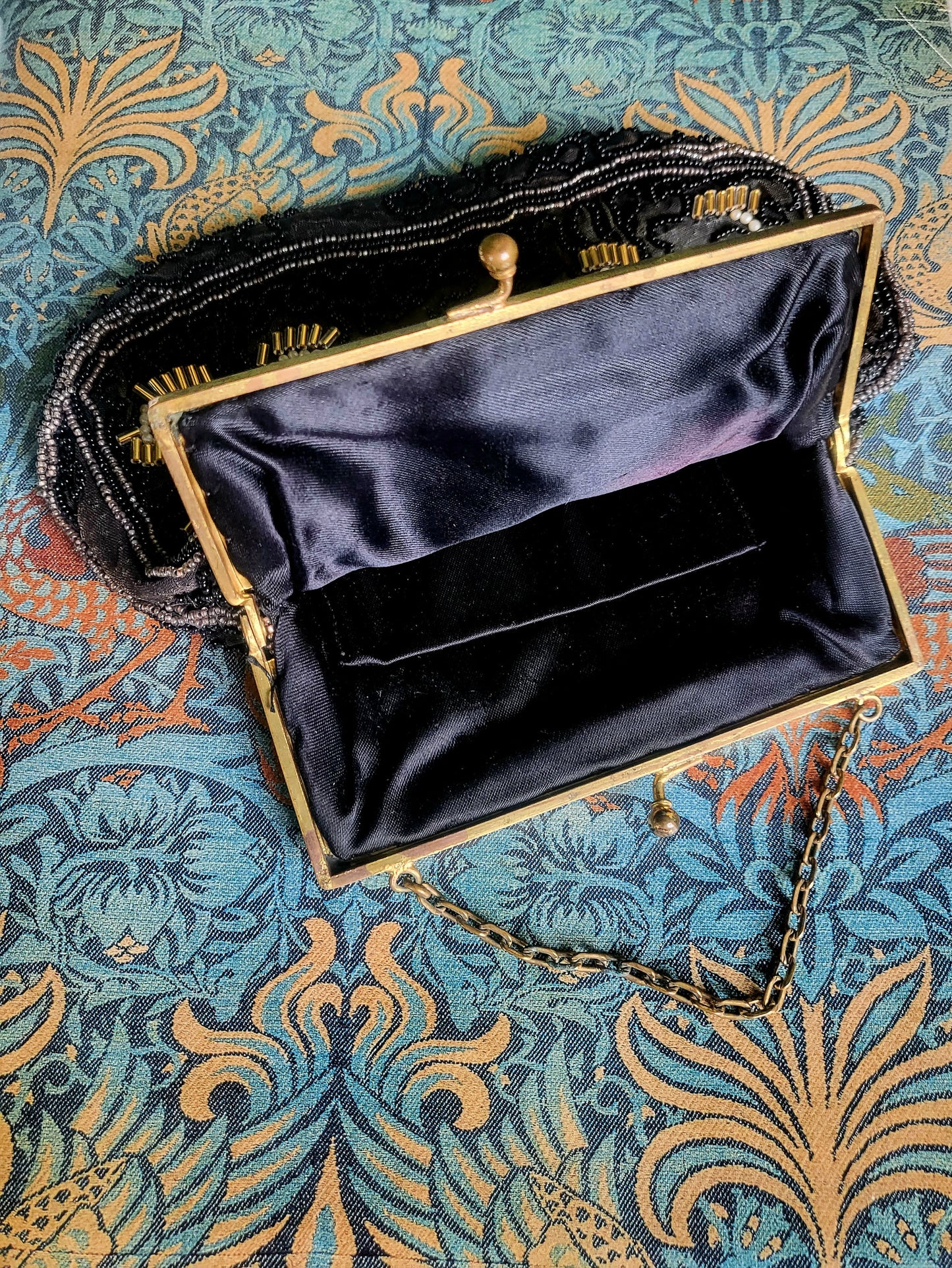 SOLD - Vintage 1920's Style Beaded Handbag