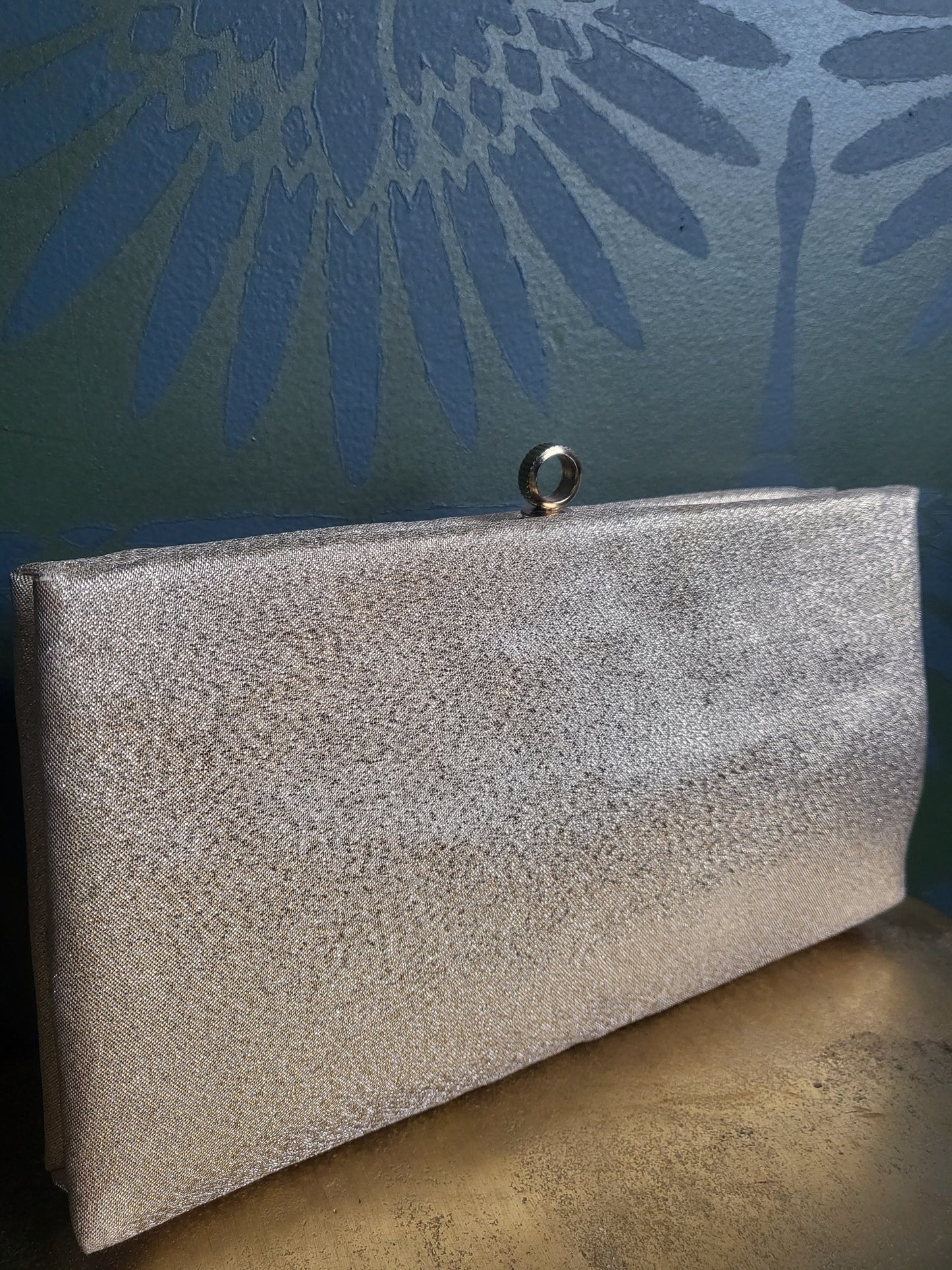 SOLD - Vintage 1950's-1960's "After Five" Gold Lame Evening Clutch