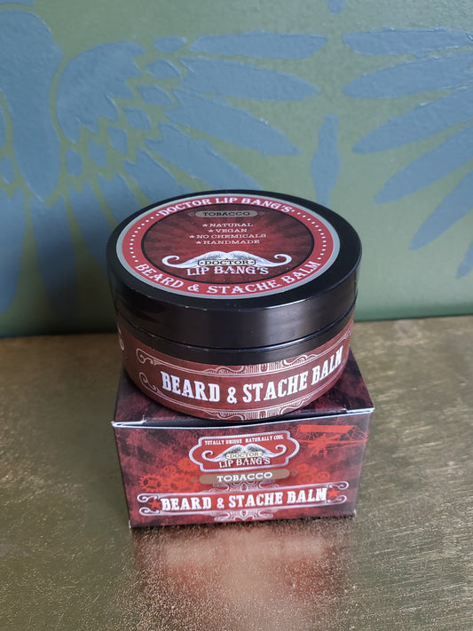 Doctor Lip Bang's Vegan Beard & Stache Balm- Tobacco