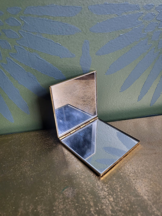 SOLD - Vintage Square Compact Mirror