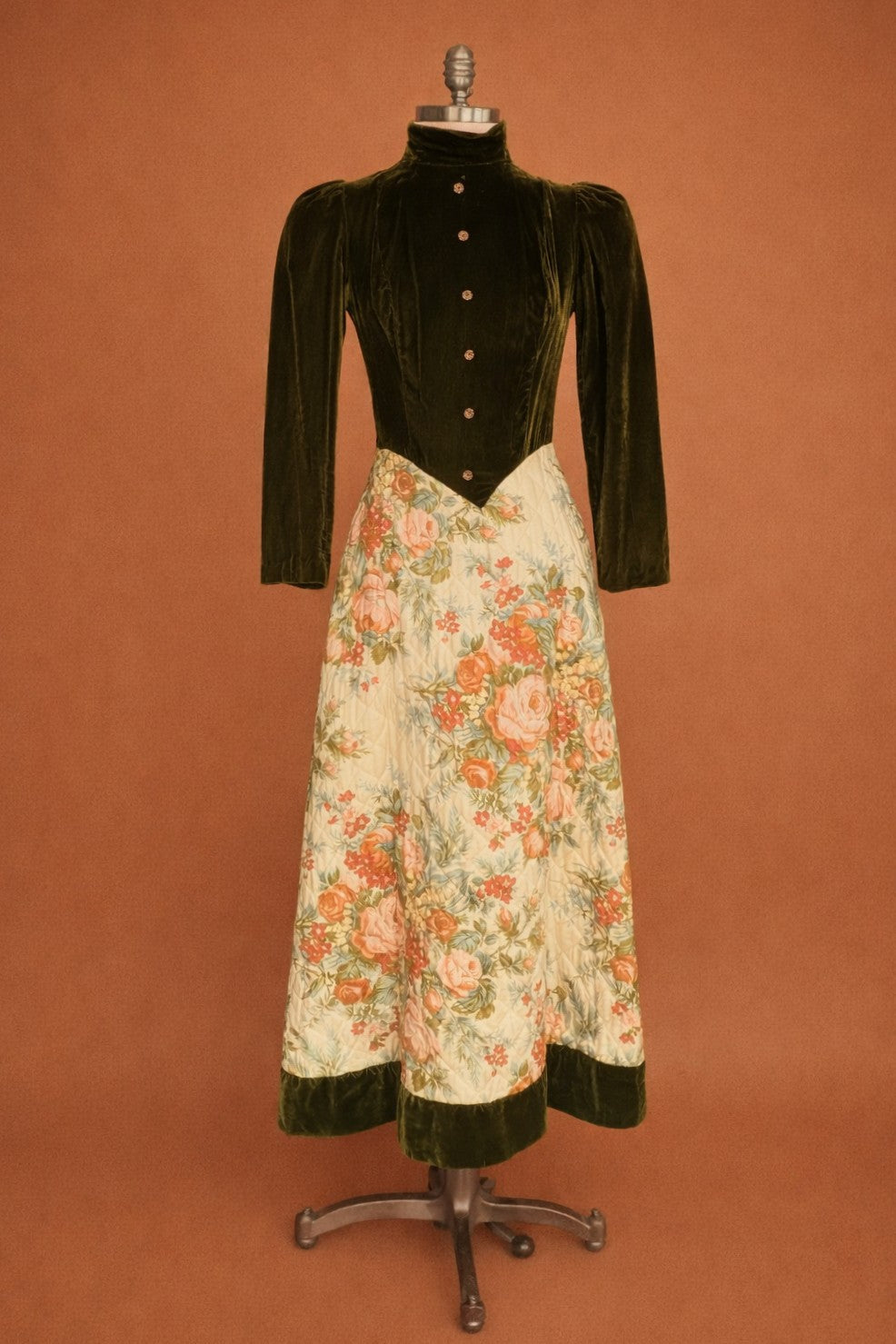 Vintage 1960s Dutchess Jr. Boho Loungewear Maxi Dress