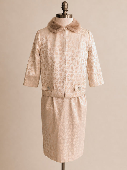 Vintage Mid-Century "Carol Craig" Brocade Ensemble