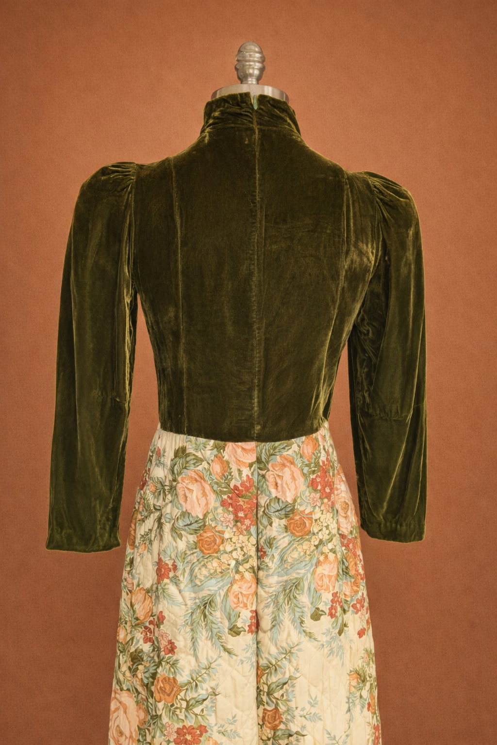 Vintage 1960s Dutchess Jr. Boho Loungewear Maxi Dress