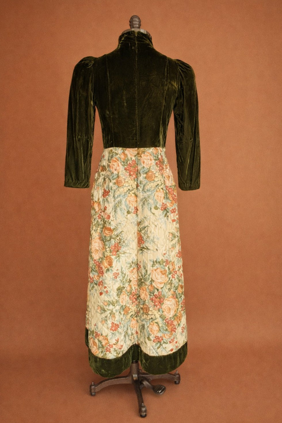 Vintage 1960s Dutchess Jr. Boho Loungewear Maxi Dress