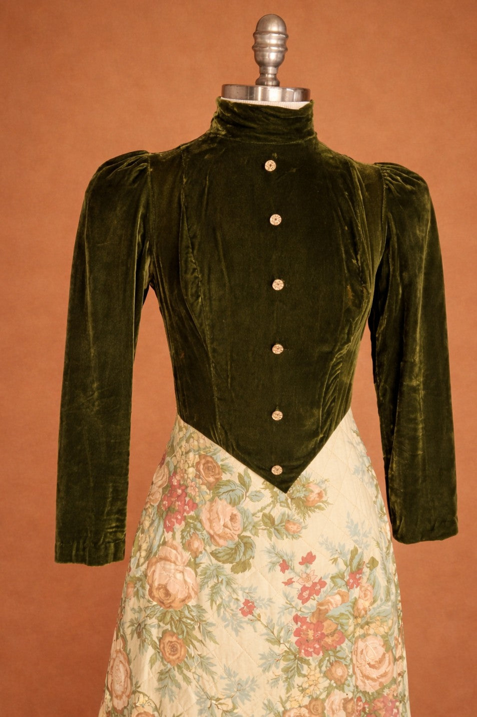 Vintage 1960s Dutchess Jr. Boho Loungewear Maxi Dress