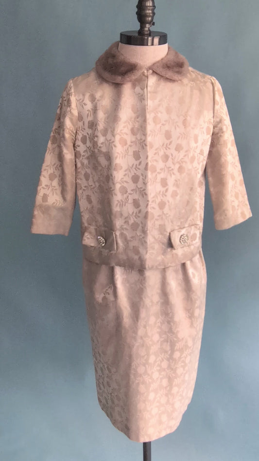 Vintage Mid-Century "Carol Craig" Brocade Ensemble