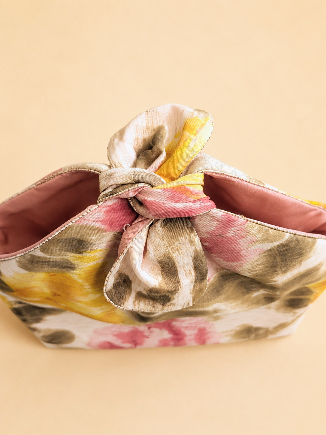 Vintage Mid-Century Floral Dress & Accessories Set