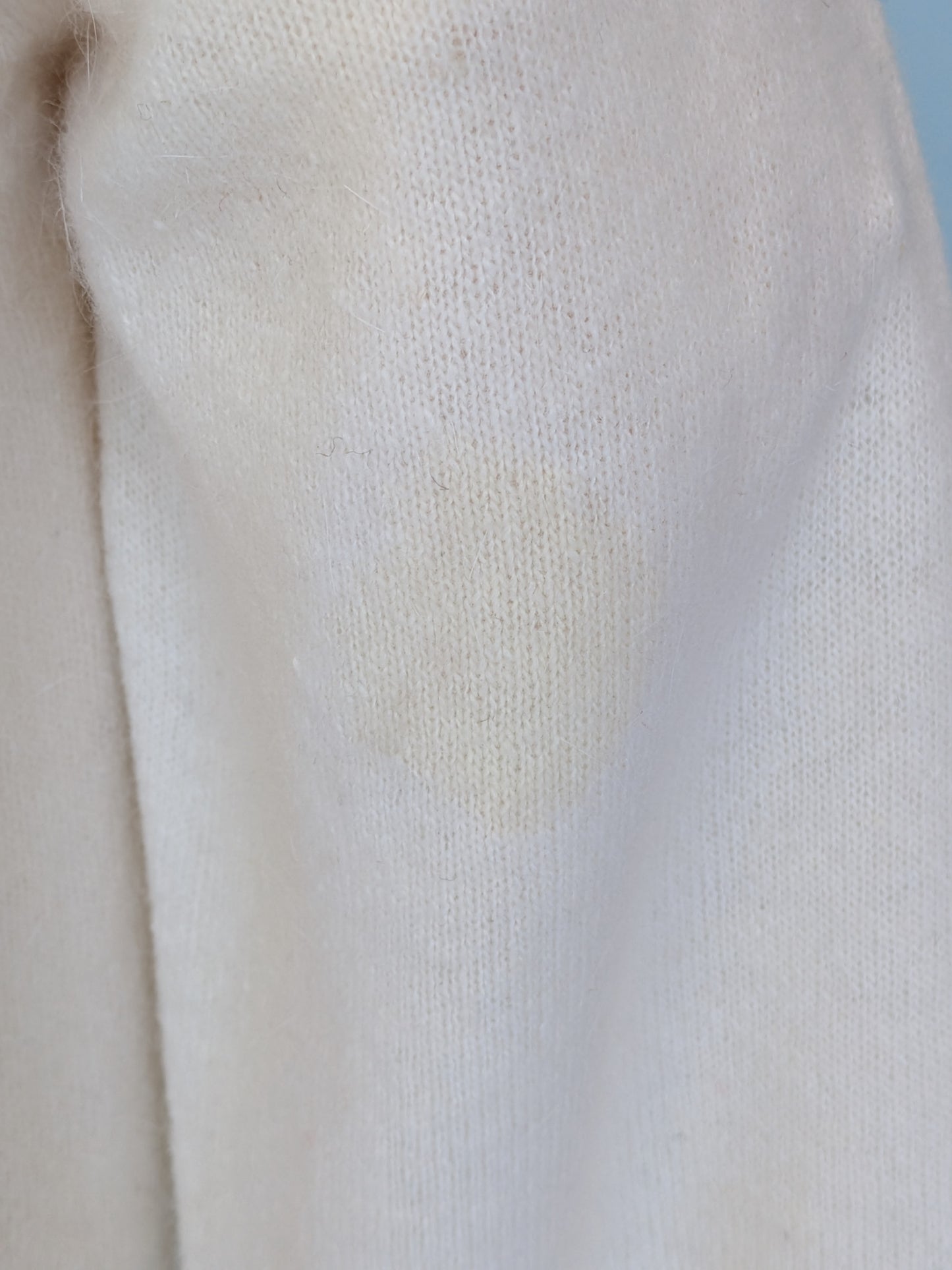 Vintage 1960s-1970s Ivory Beaded Cardigan