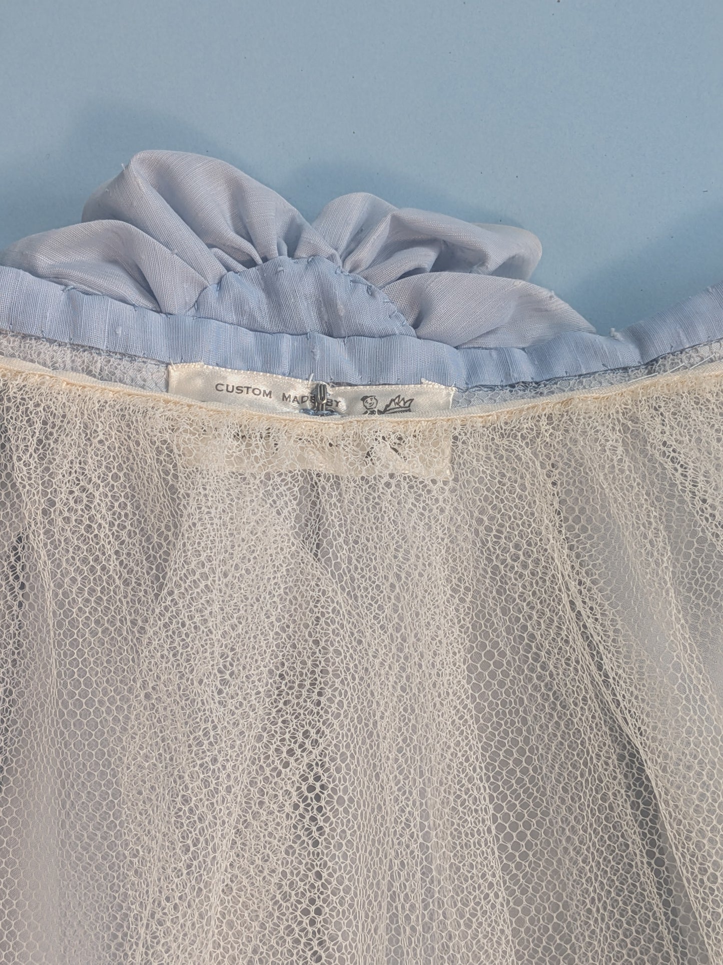 Vintage 1950s Powder Blue Occasion Dress