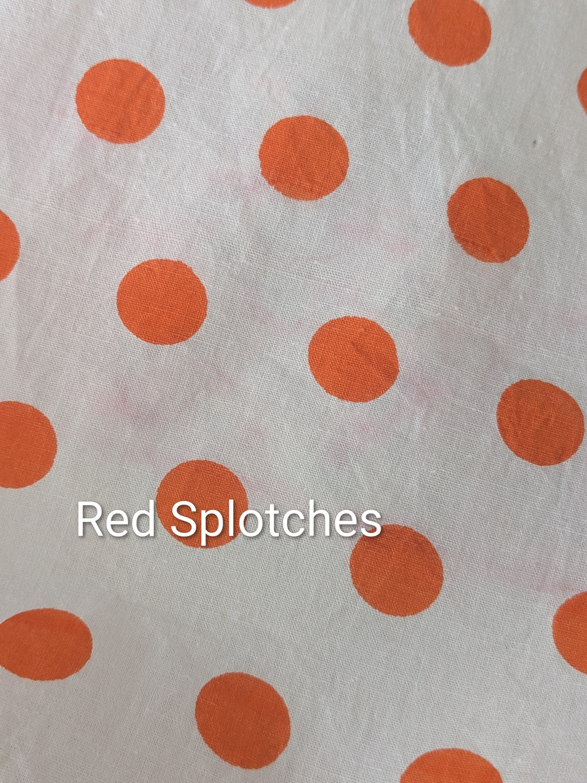 Vintage Style Orange Dot Full Apron