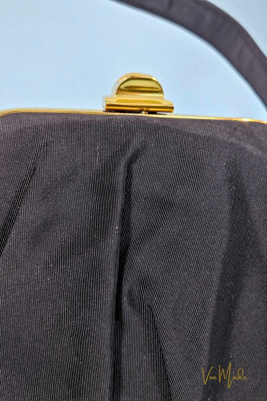 Vintage 1950's Black "Fabrique" Handbag