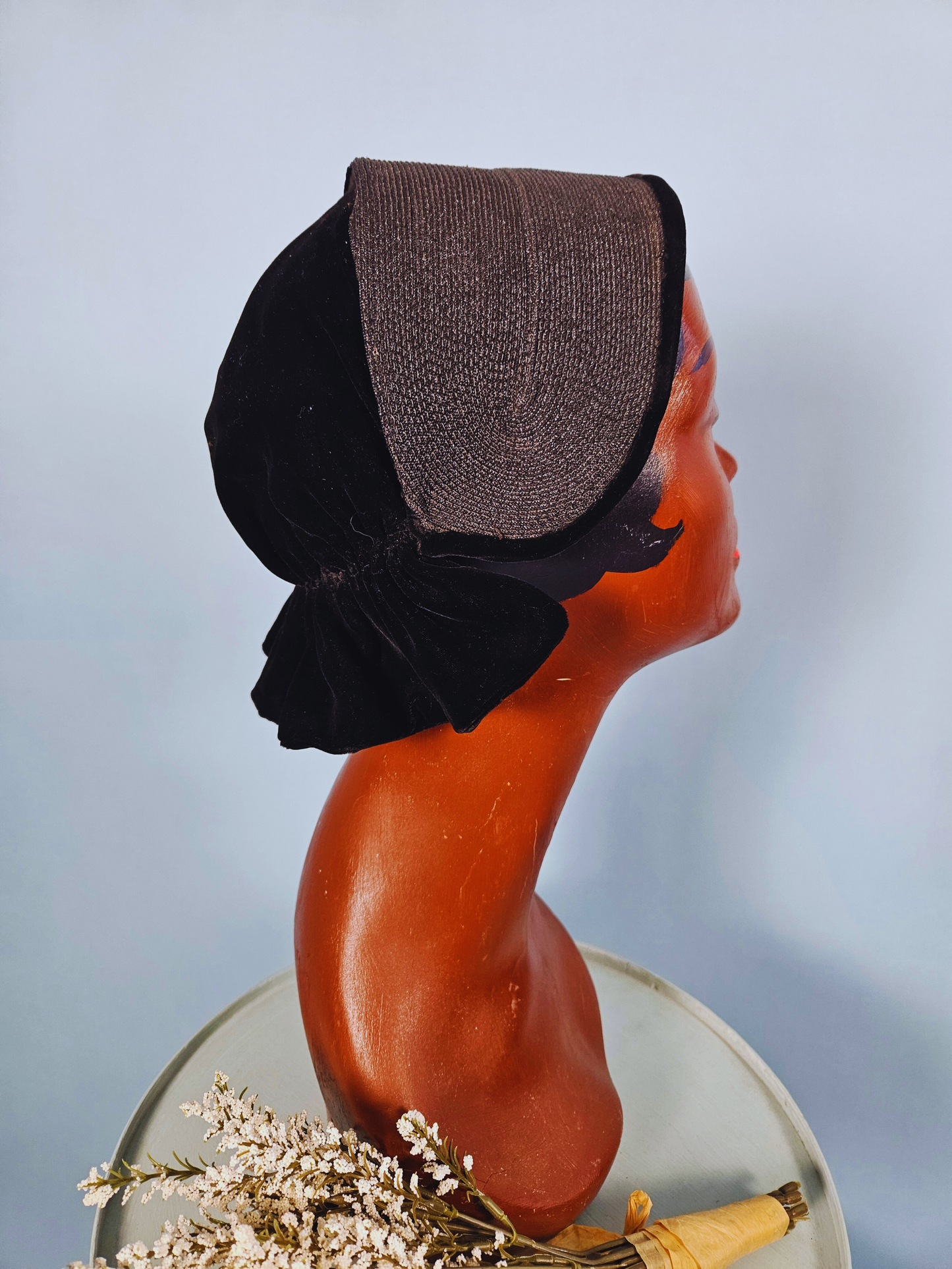 Vintage 1940s Boggs & Buhl Bonnet-Style Cap