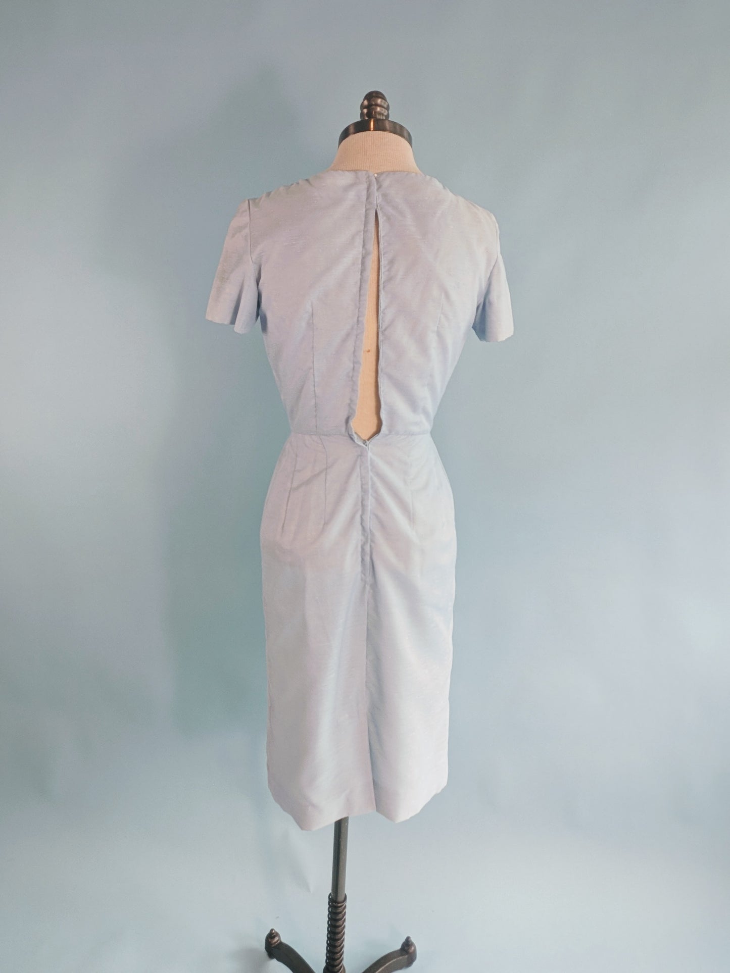 Vintage 1950s Powder Blue Occasion Dress
