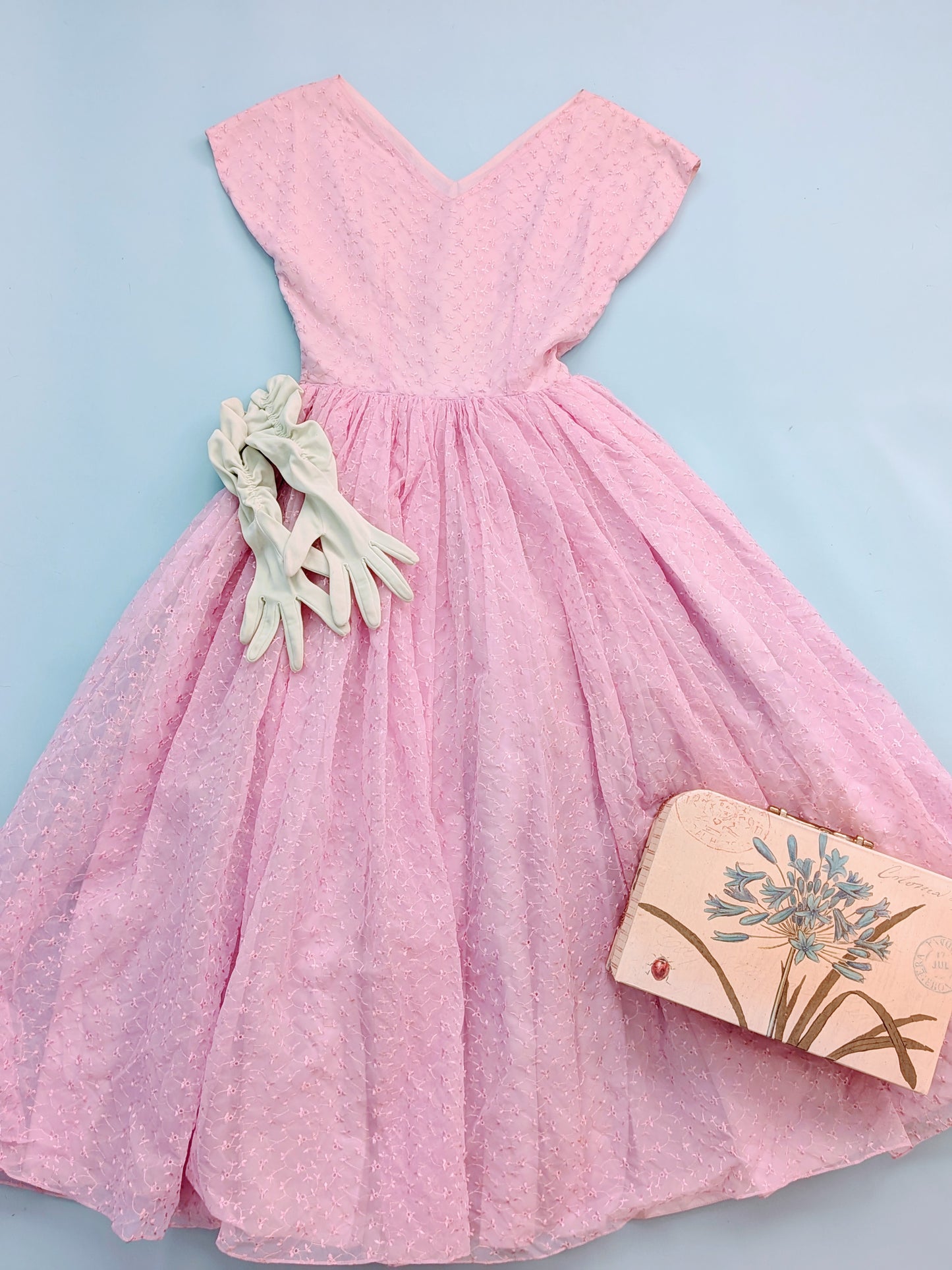 Vintage 1940s-1950s Lilac Gown - XS/S