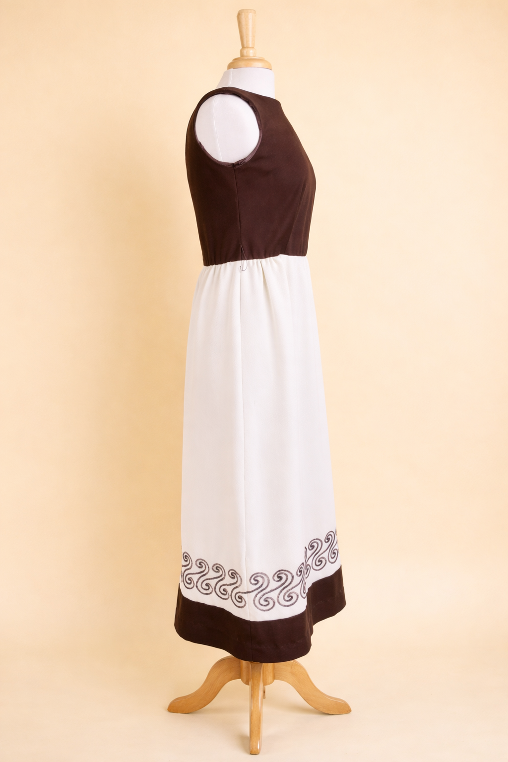 Vintage 1970's Caron of Chicago Maxi Dress