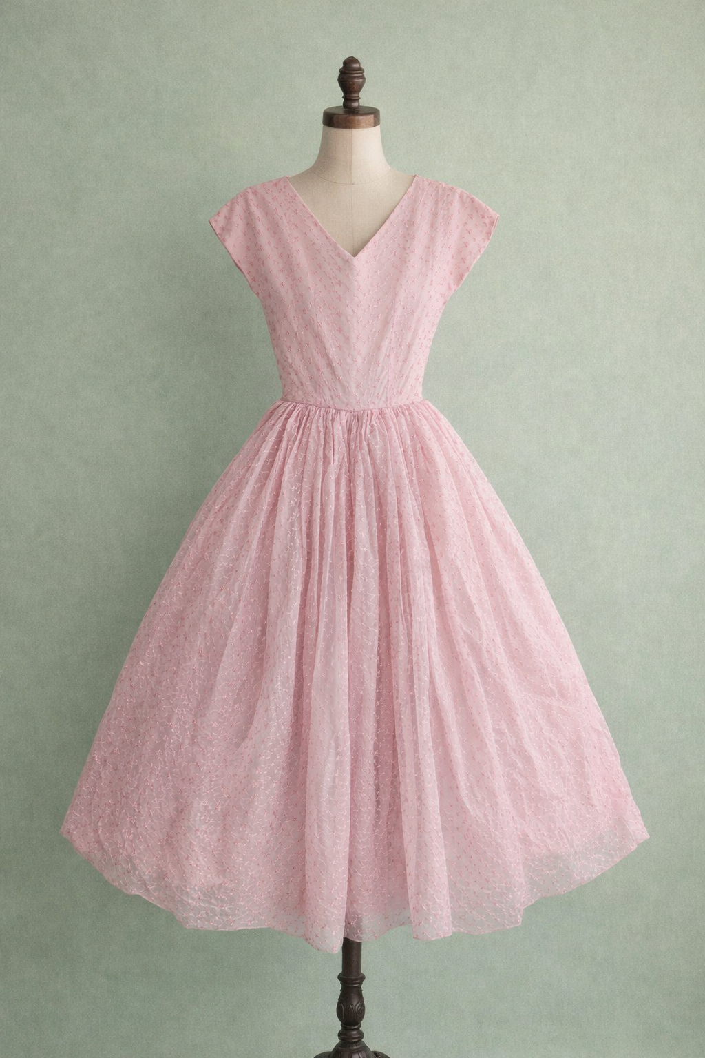 Vintage 1940s-1950s Lilac Gown - XS/S