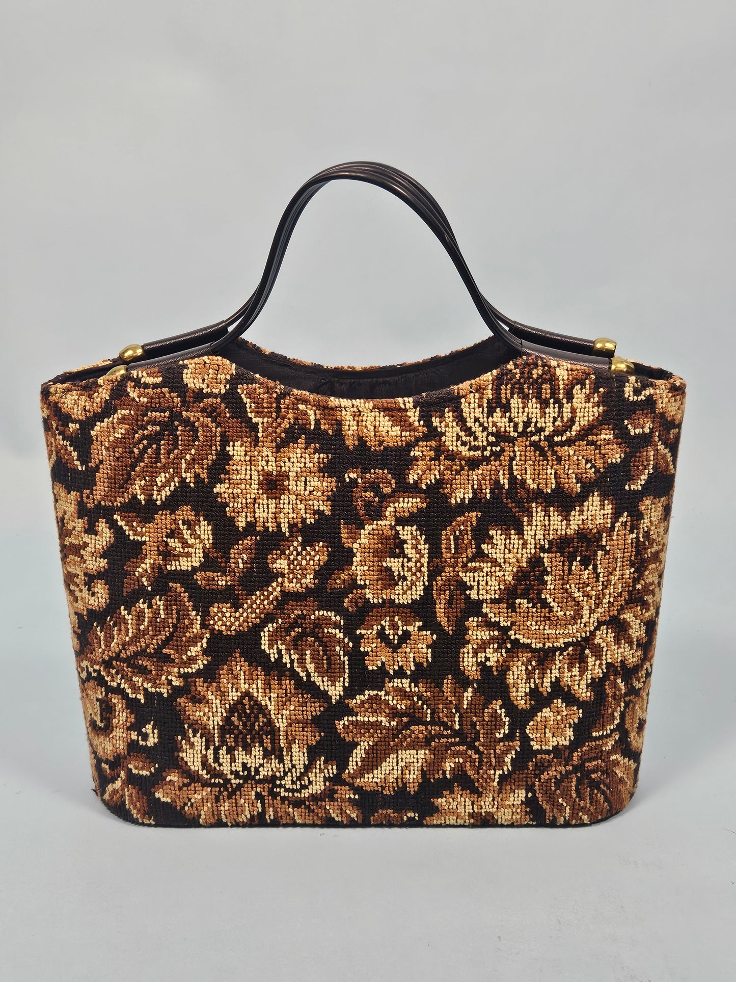 Vintage 1960s Autumnal Tapestry Bag