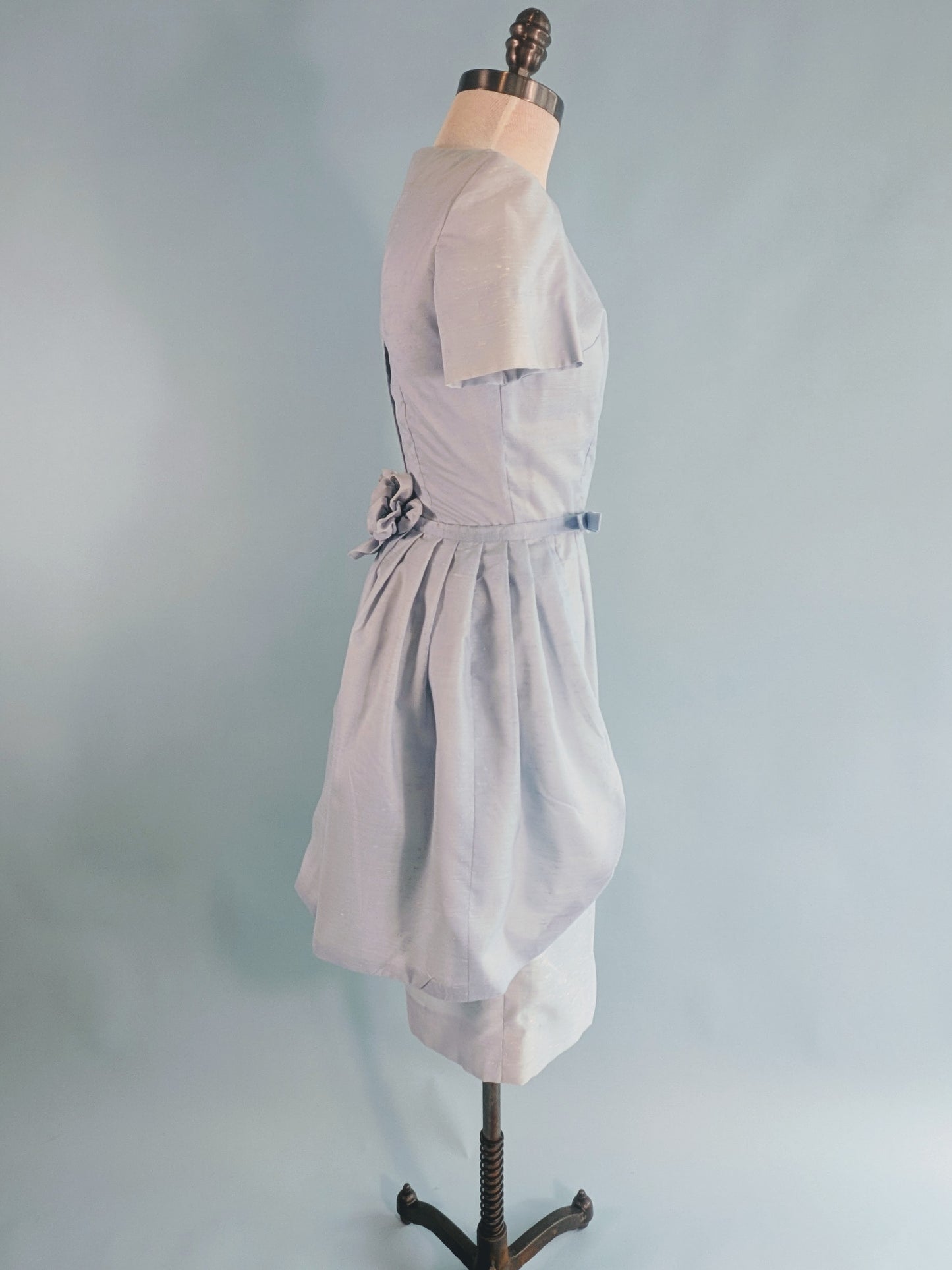 Vintage 1950s Powder Blue Occasion Dress