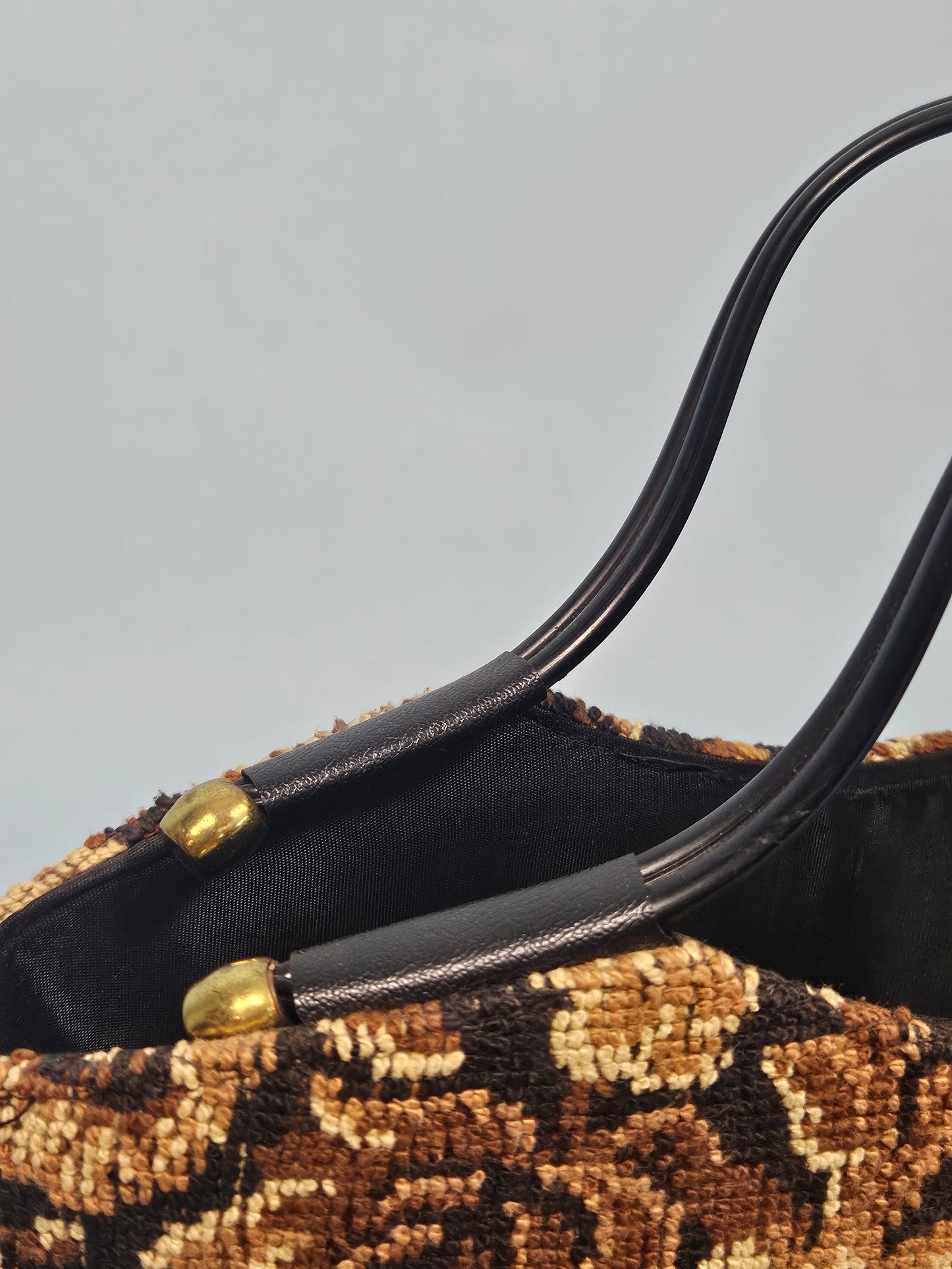 Vintage 1960s Autumnal Tapestry Bag