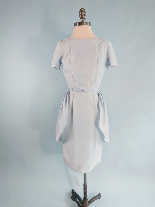 Vintage 1950s Powder Blue Occasion Dress
