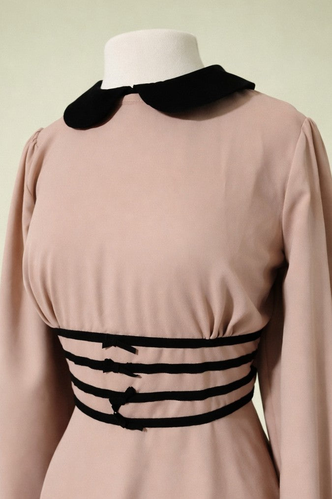 Maeve Swing Dress-Dusky Pink