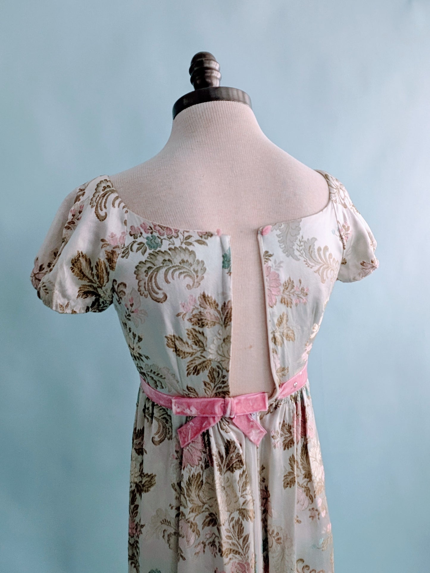 Vintage 1960s Harry Keiser Regency Revival Gown