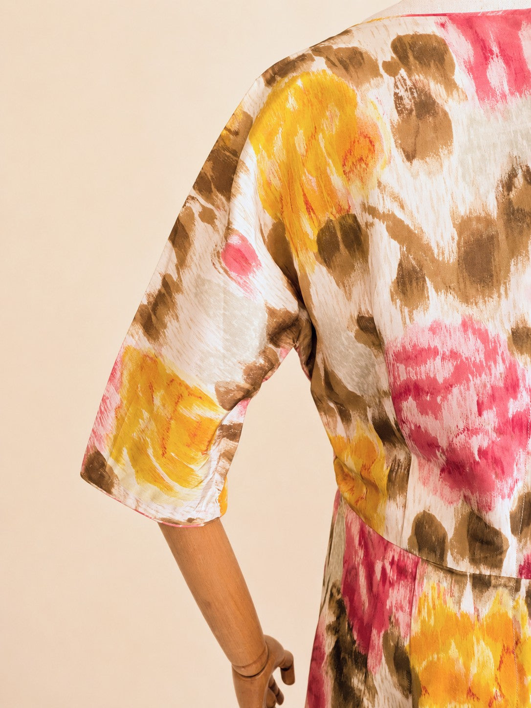 Vintage Mid-Century Floral Dress & Accessories Set