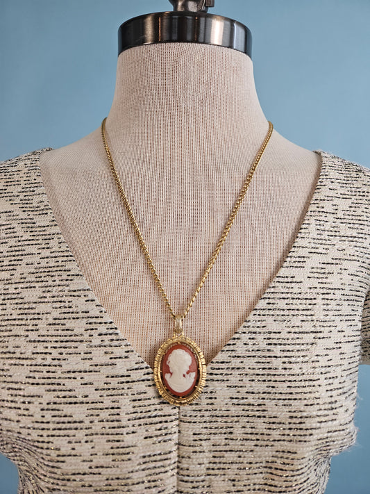 Vintage Cameo Necklace