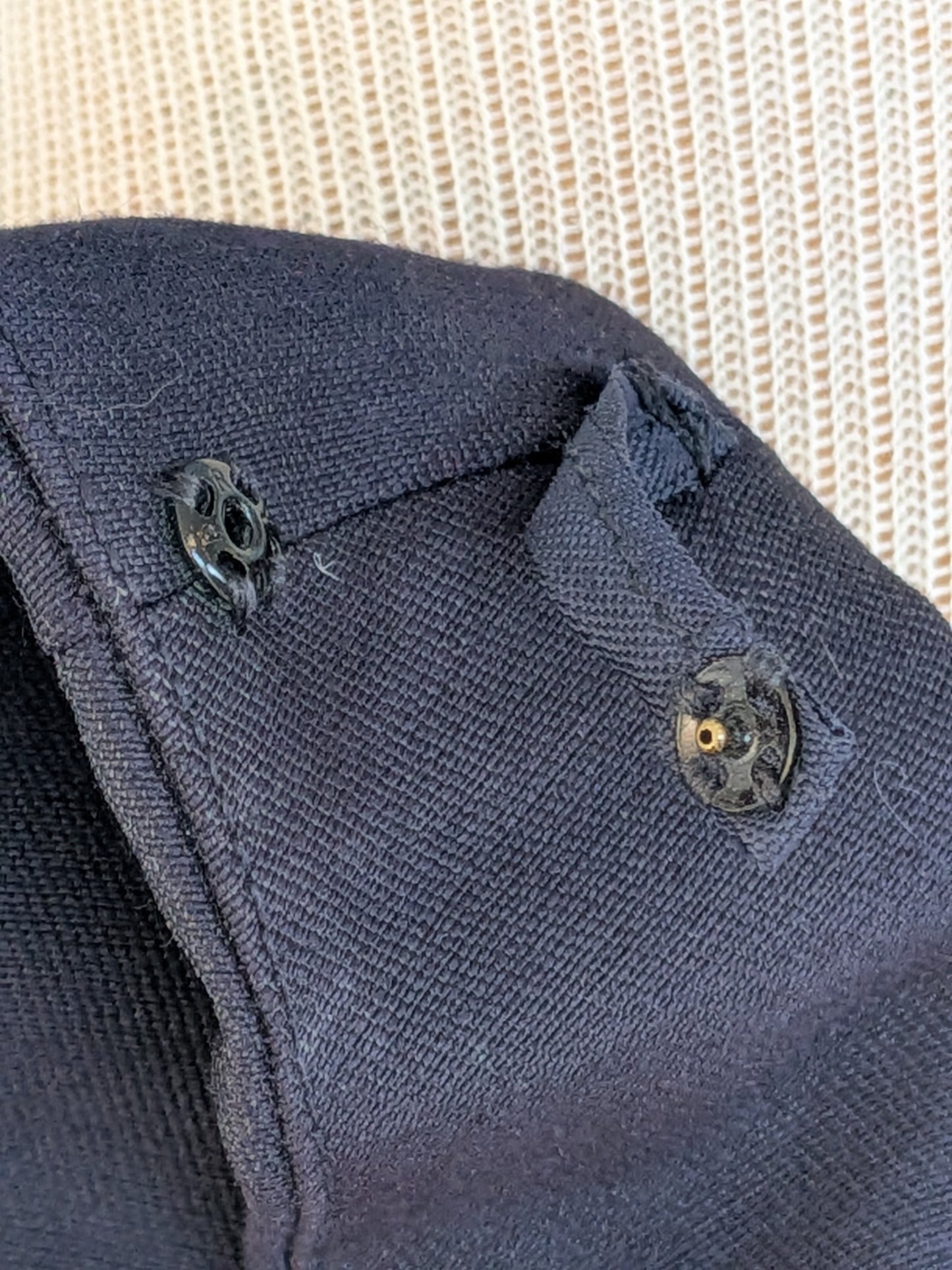 Vintage 1960's Navy Sheath Dress & Bolero Set