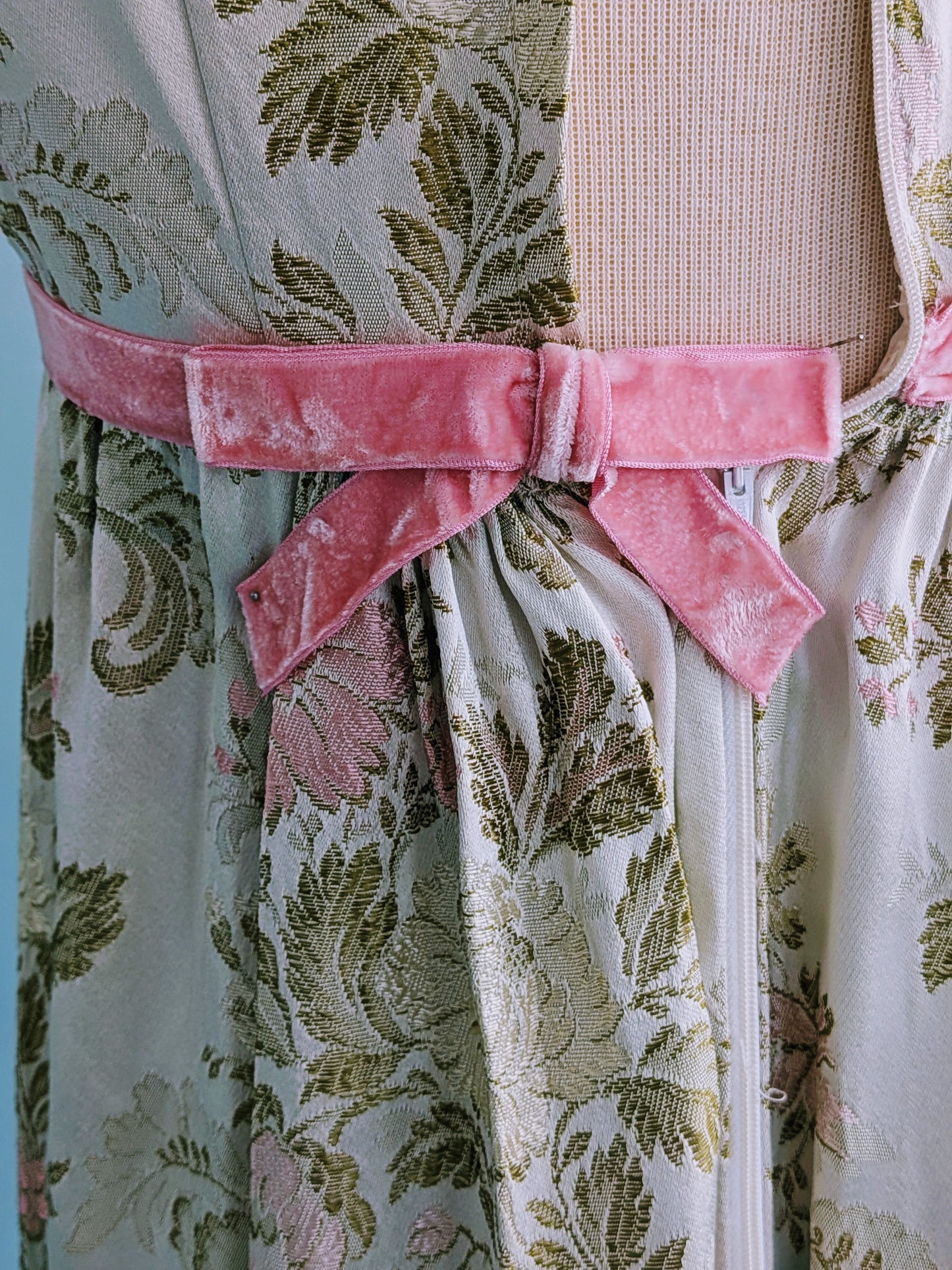 Vintage 1960s Harry Keiser Regency Revival Gown