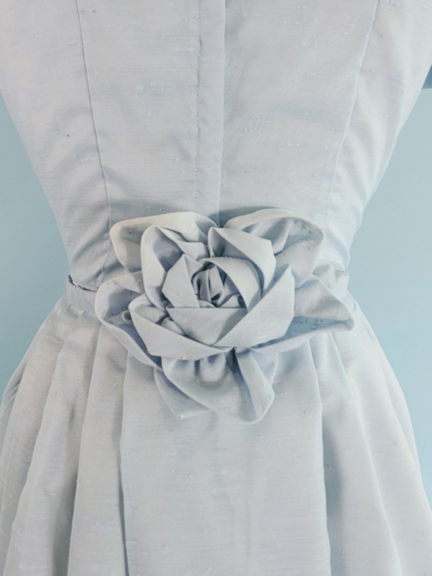 Vintage 1950s Powder Blue Occasion Dress