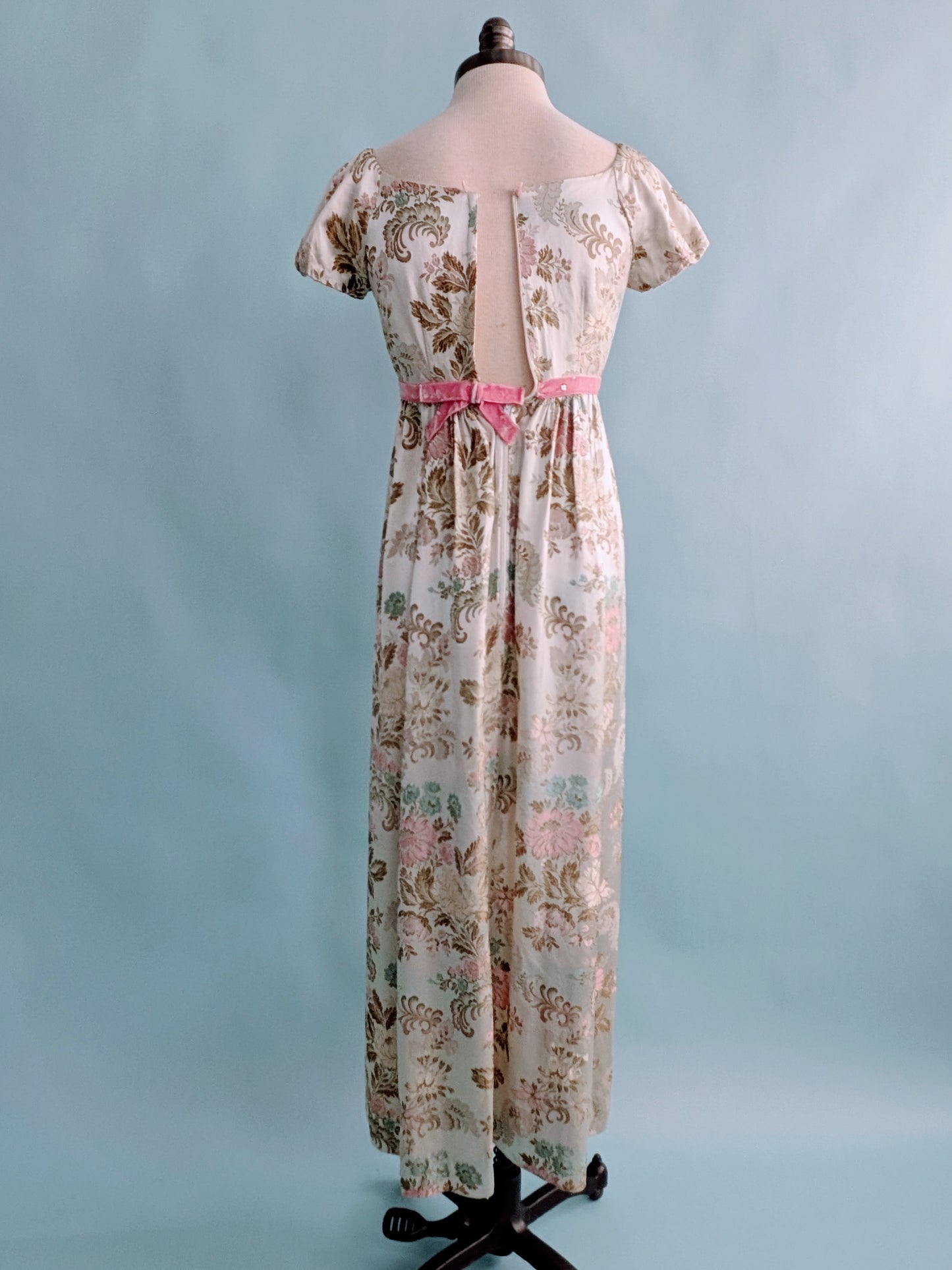 Vintage 1960s Harry Keiser Regency Revival Gown