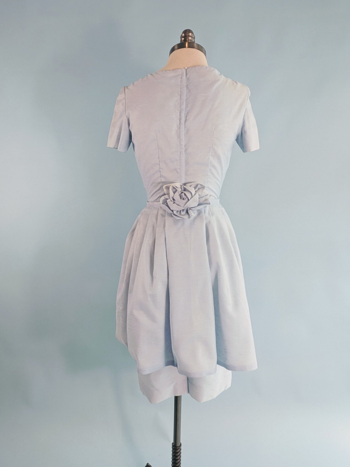 Vintage 1950s Powder Blue Occasion Dress