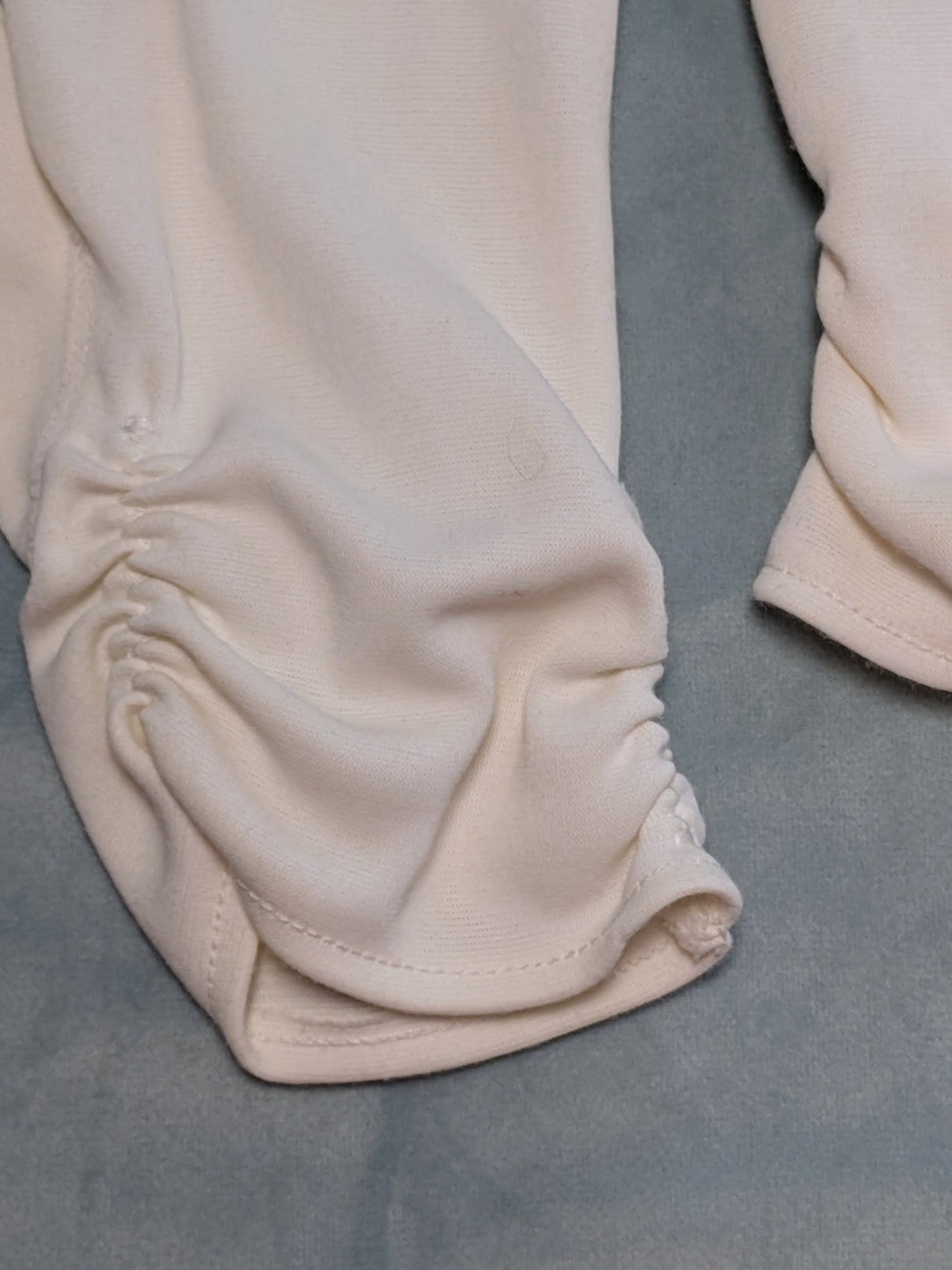 Vintage 1950s White Slouch Shorty Gloves
