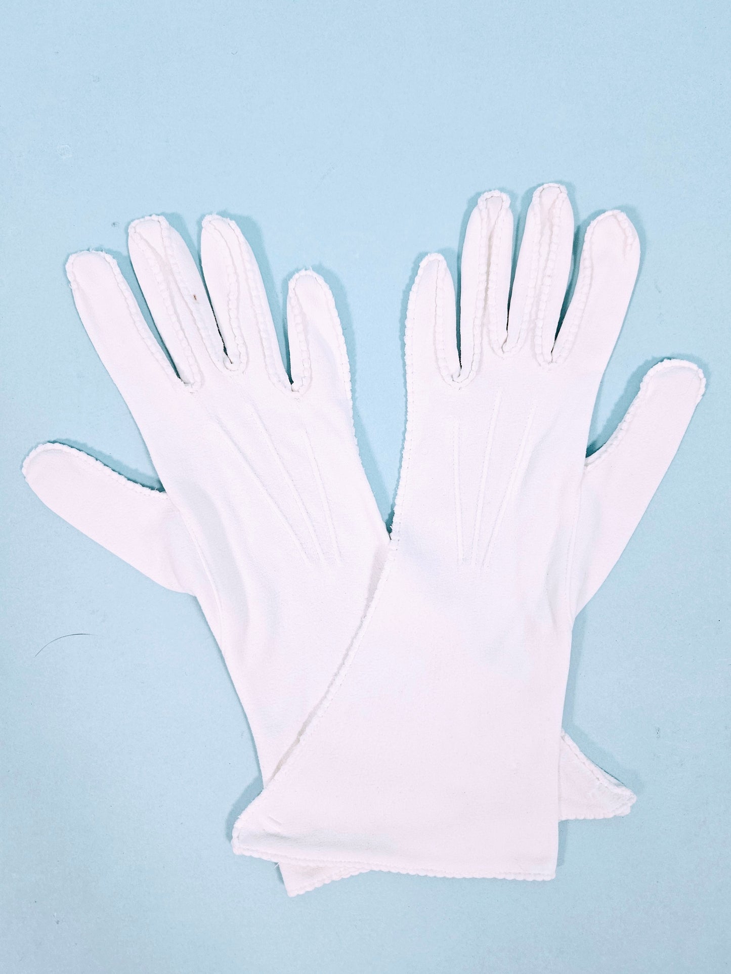 Vintage Mid-Century Van Raalte White Gloves