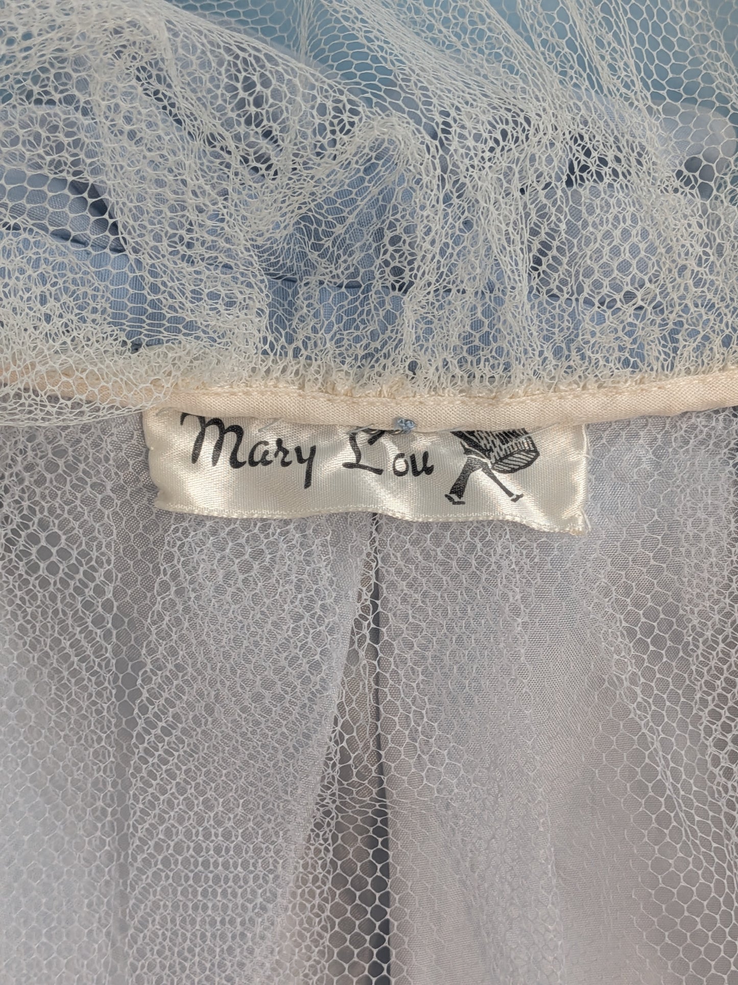 Vintage 1950s Powder Blue Occasion Dress