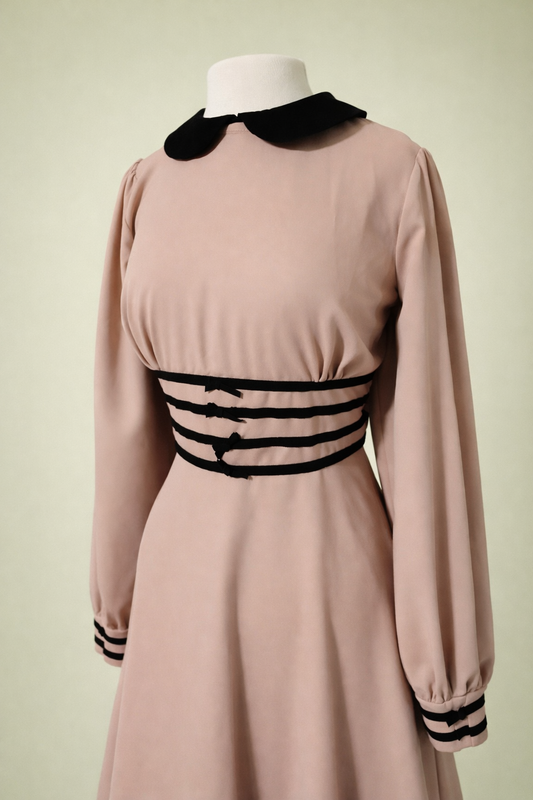 Maeve Swing Dress-Dusky Pink