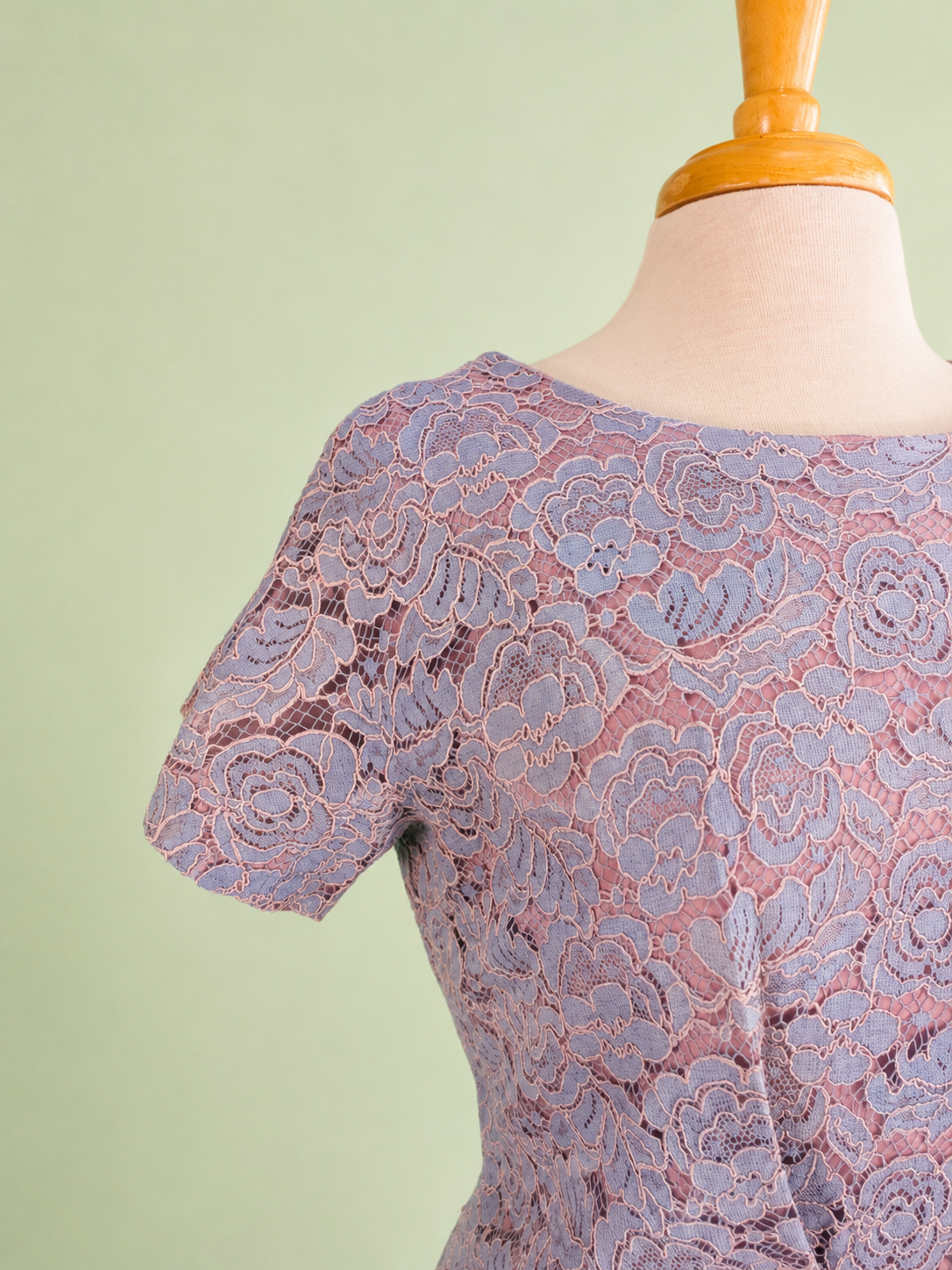 Vintage Mid-Century Henry Lee Lace Pencil Dress